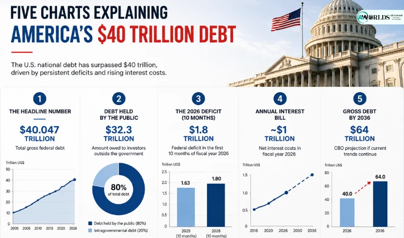 US national debt $40 trillion